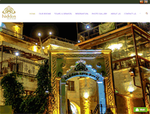 Tablet Screenshot of hiddencavehotel.com